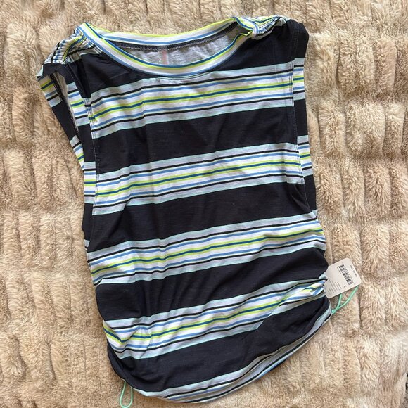 NWT Free People Tempo Sport Mode Printed Muscle Tee - Picture 4 of 5